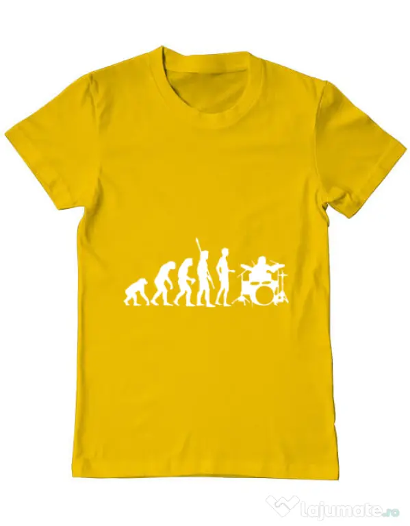 Tricou ADLER barbat Drummer evolution Galben