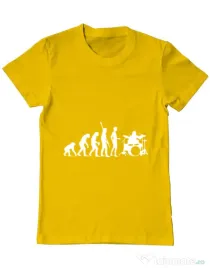 Tricou ADLER barbat Drummer evolution Galben