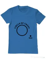 Tricou ADLER barbat Circle of trust Albastru azuriu