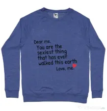 Bluza ADLER barbat Dear me Albastru melanj