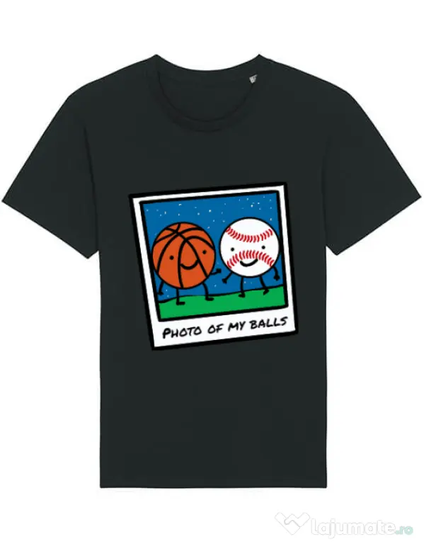 Tricou STANLEY STELLA barbat Photo of my balls Negru