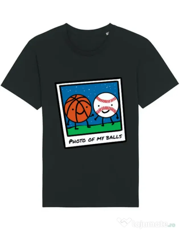 Tricou STANLEY STELLA barbat Photo of my balls Negru