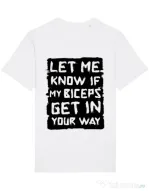 Tricou STANLEY STELLA barbat My biceps Alb