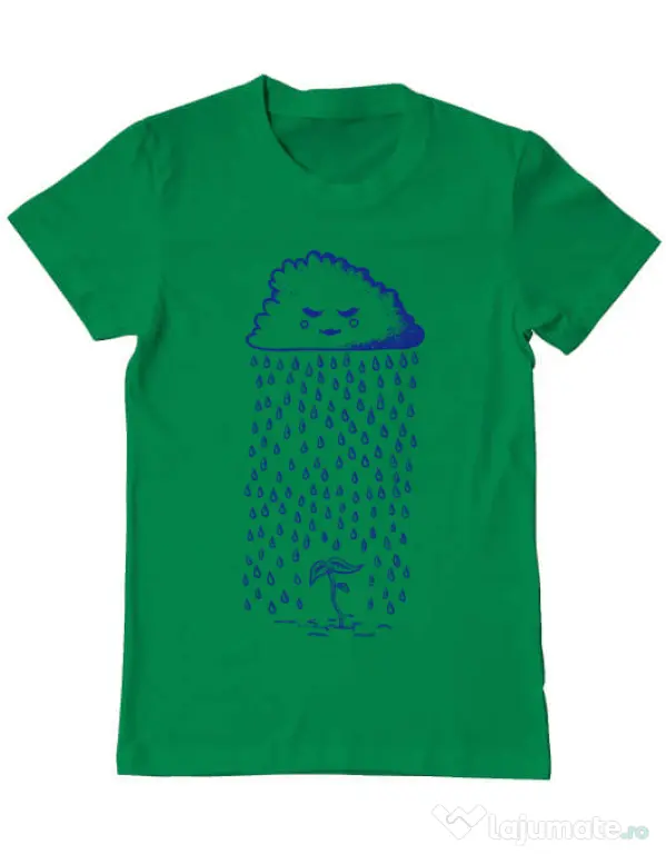 Tricou ADLER barbat Something is growing Verde mediu