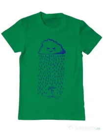 Tricou ADLER barbat Something is growing Verde mediu