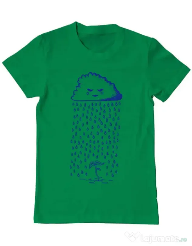 Tricou ADLER barbat Something is growing Verde mediu