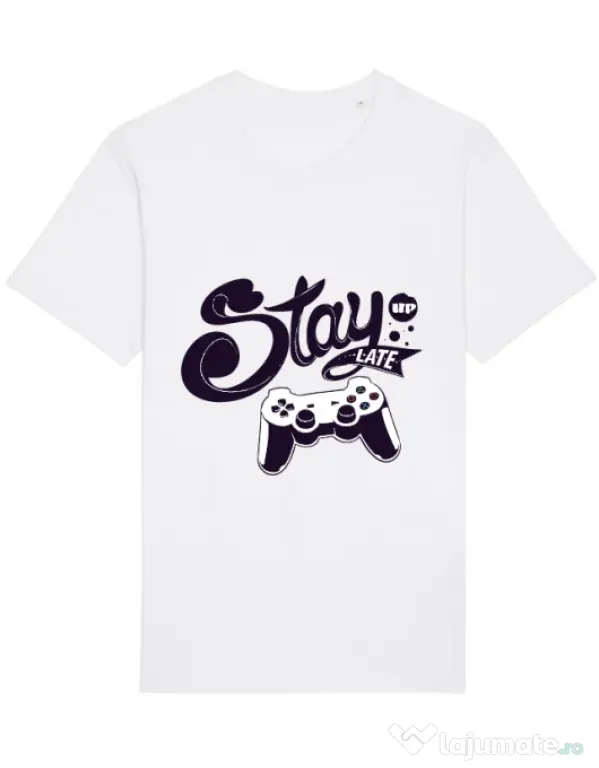 Tricou STANLEY STELLA barbat Stay up late Alb