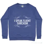 Bluza ADLER barbat Sarcasm Albastru melanj