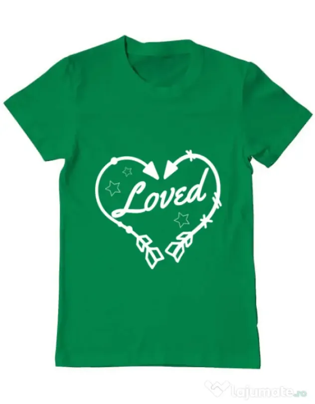 Tricou ADLER barbat Loved Verde mediu