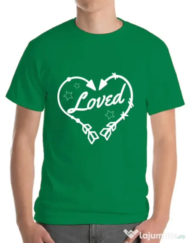 Tricou ADLER barbat Loved Verde mediu
