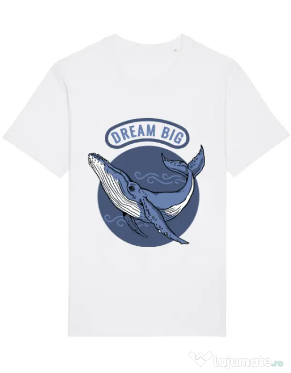Tricou STANLEY STELLA barbat Dream big Alb