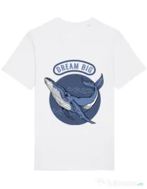 Tricou STANLEY STELLA barbat Dream big Alb