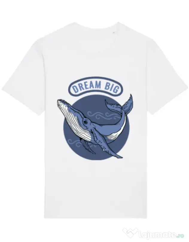 Tricou STANLEY STELLA barbat Dream big Alb