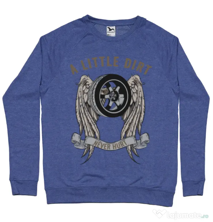 Bluza ADLER barbat A little dirt Albastru melanj