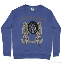 Bluza ADLER barbat A little dirt Albastru melanj