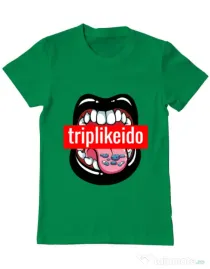 Tricou ADLER barbat Trip like I do Verde mediu
