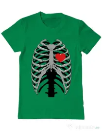 Tricou ADLER barbat Dead lover Verde mediu