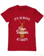 Tricou ADLER barbat Beer season Rosu