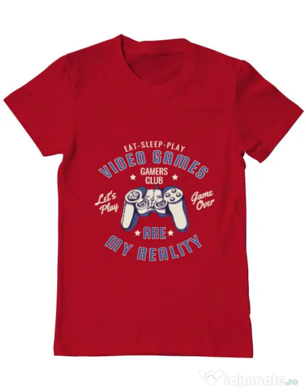 Tricou ADLER barbat My reality Rosu