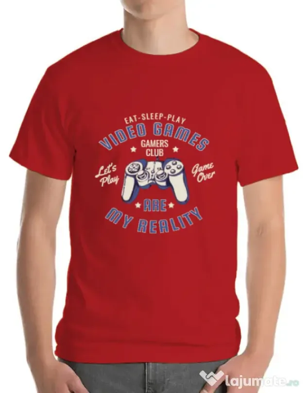 Tricou ADLER barbat My reality Rosu