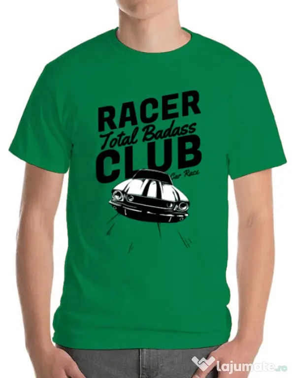 Tricou ADLER barbat Total badass Verde mediu