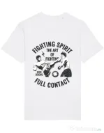 Tricou STANLEY STELLA barbat Kick boxing Alb