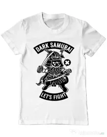 Tricou ADLER barbat Dark samurai Alb