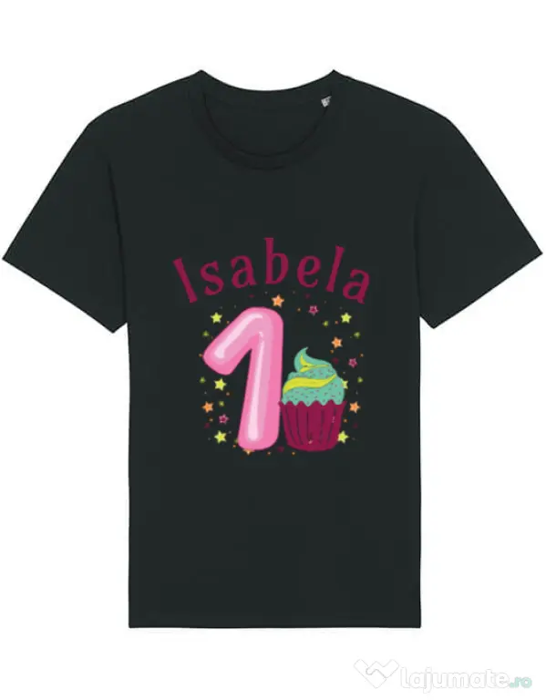 Tricou STANLEY STELLA barbat First Birthday Negru