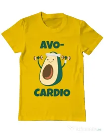 Tricou ADLER barbat Avo-cardio Galben