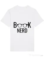 Tricou STANLEY STELLA barbat Book nerd Alb