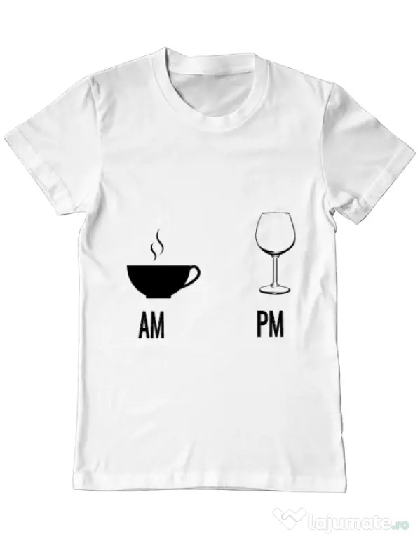 Tricou ADLER barbat My days Alb