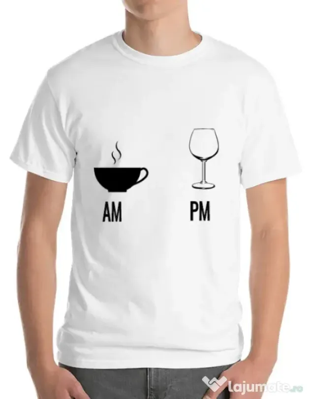 Tricou ADLER barbat My days Alb