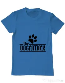 Tricou ADLER barbat The dogfather Albastru azuriu
