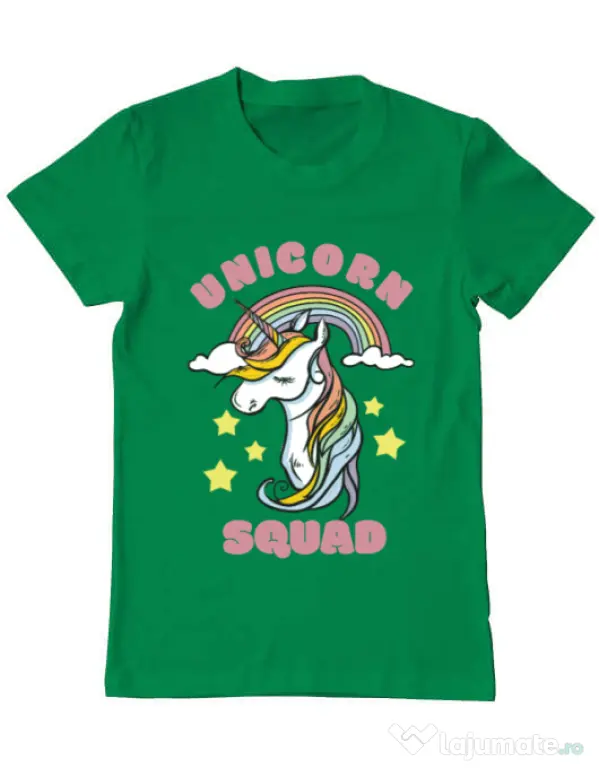 Tricou ADLER barbat Unicorn squad Verde mediu