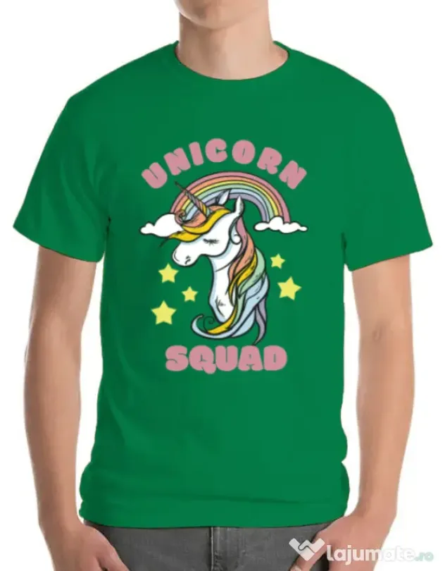 Tricou ADLER barbat Unicorn squad Verde mediu