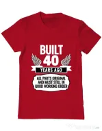 Tricou ADLER barbat Original parts Rosu