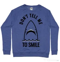 Bluza ADLER barbat Sad shark Albastru melanj