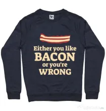Bluza ADLER barbat Bacon lover Denim inchis