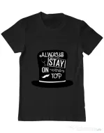 Tricou ADLER barbat Stay on top Negru
