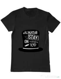 Tricou ADLER barbat Stay on top Negru