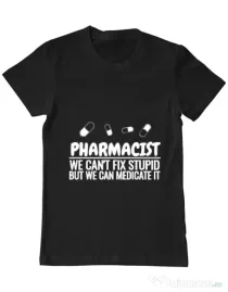 Tricou ADLER barbat Pharmacist Negru