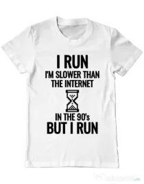 Tricou ADLER barbat I run Alb