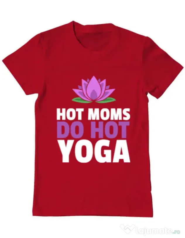 Tricou ADLER barbat Hot yoga Rosu