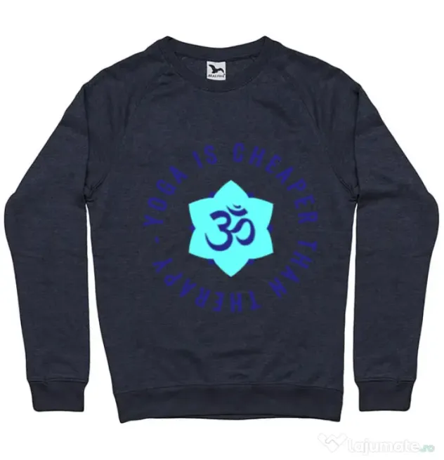 Bluza ADLER barbat Yoga is cheaper Denim inchis