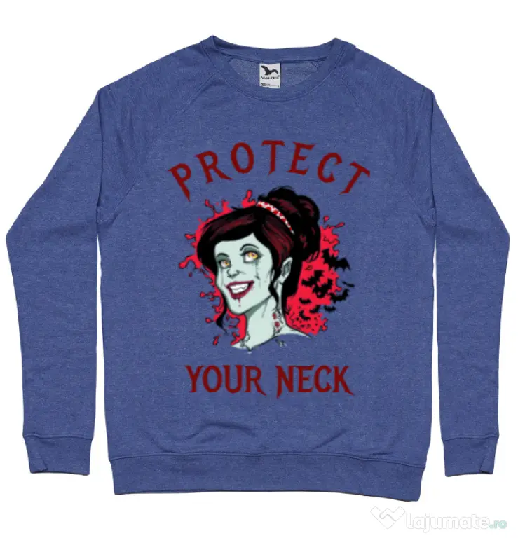Bluza ADLER barbat Protect your neck Albastru melanj