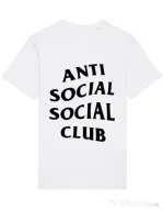 Tricou STANLEY STELLA barbat Anti social Club Alb