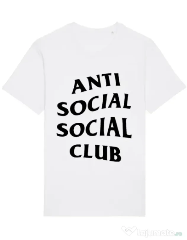 Tricou STANLEY STELLA barbat Anti social Club Alb