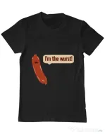 Tricou ADLER barbat I’m the wurst Negru