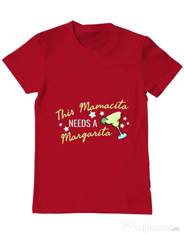 Tricou ADLER barbat Mamacita Rosu