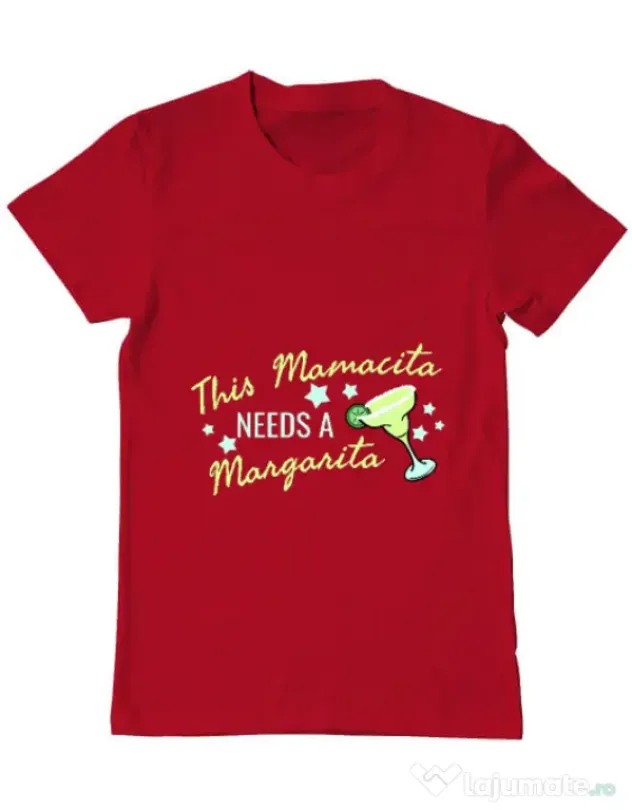 Tricou ADLER barbat Mamacita Rosu
